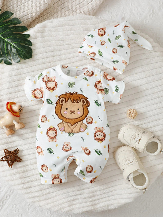 LittleCub™ Baby Boy Lion Outfit Set Shopulia