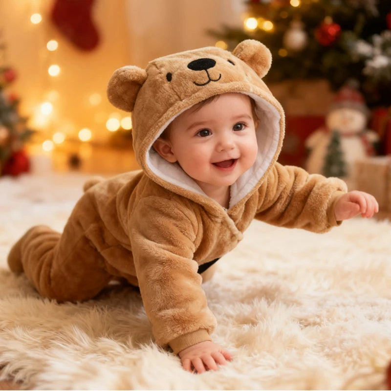 CozyCub™ Toddler Winter Jumpsuit – Thick Fleece Outwear Shopulia