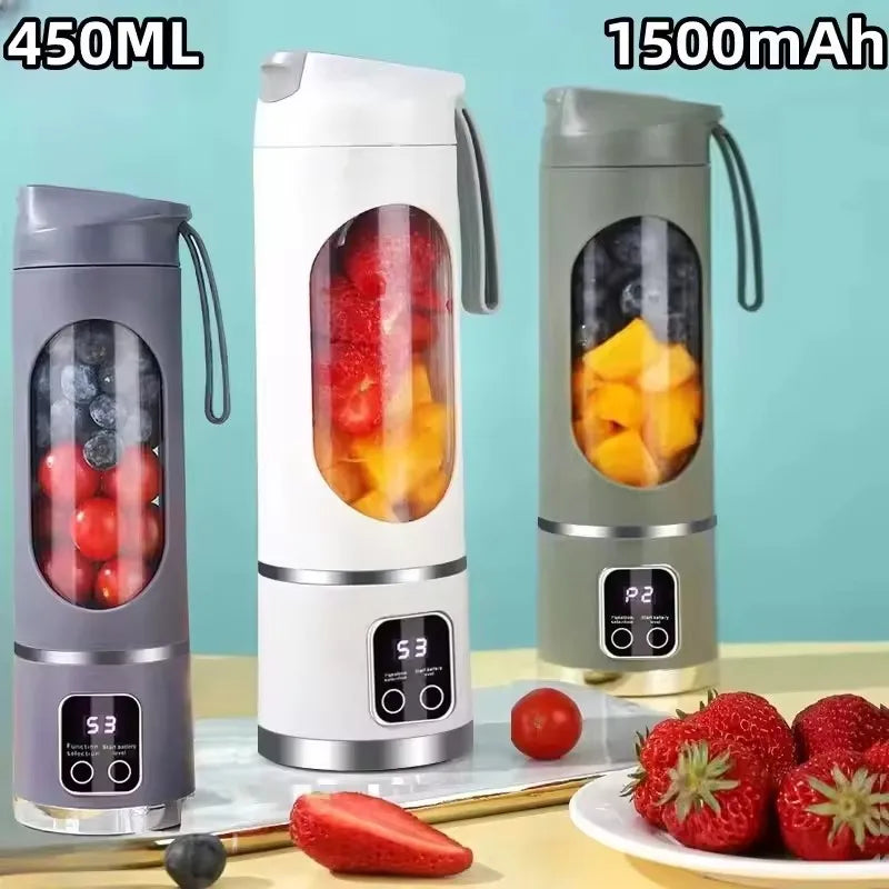 MiniBlend™ Electric Juicer with Ice Crusher & Digital Display Shopulia