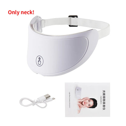 LumiLift™ LED Facial & Neck Rejuvenation Mask Shopulia