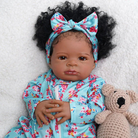 Risbecko 20 Inch Reborn Baby Doll Cute Doll Soft Touch 3D Paint and Visible Veins - Collectible Art Doll Gift Birthday Gift | Shopulia