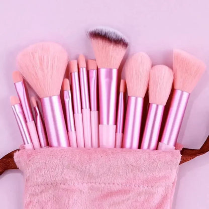 GlamPro™ Soft Fluffy Makeup Brush Set Shopulia