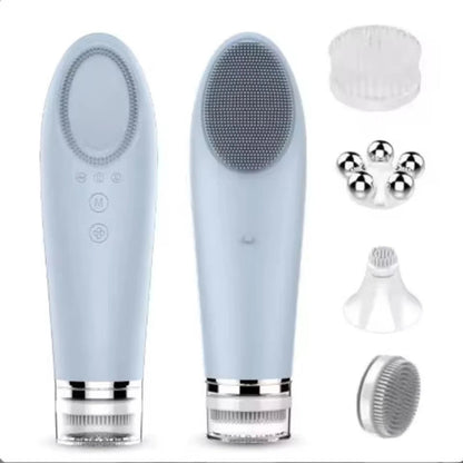 Beauty massage tool for face and neck facial tool metal rolling head Shopulia