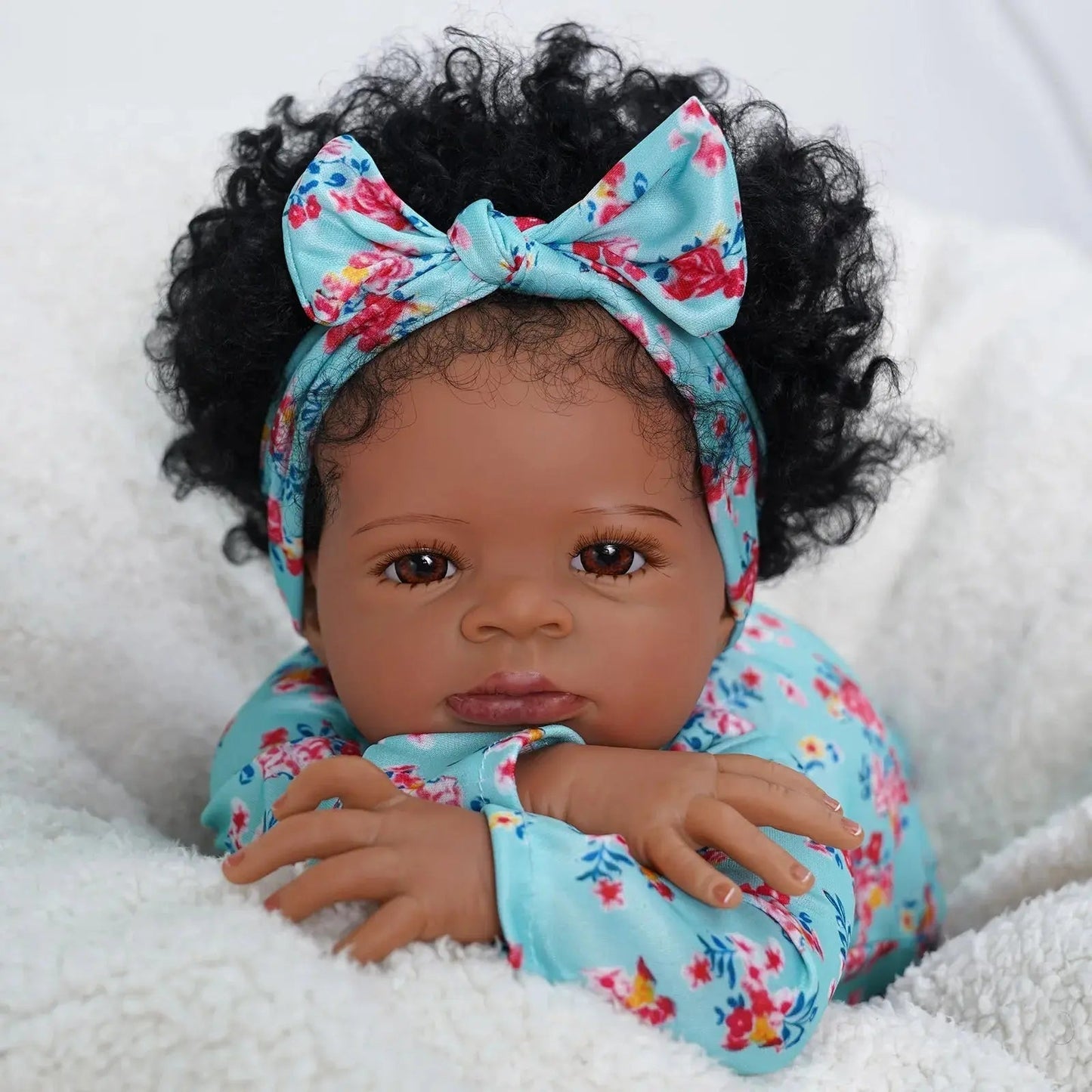 Risbecko 20 Inch Reborn Baby Doll Cute Doll Soft Touch 3D Paint and Visible Veins - Collectible Art Doll Gift Birthday Gift | Shopulia