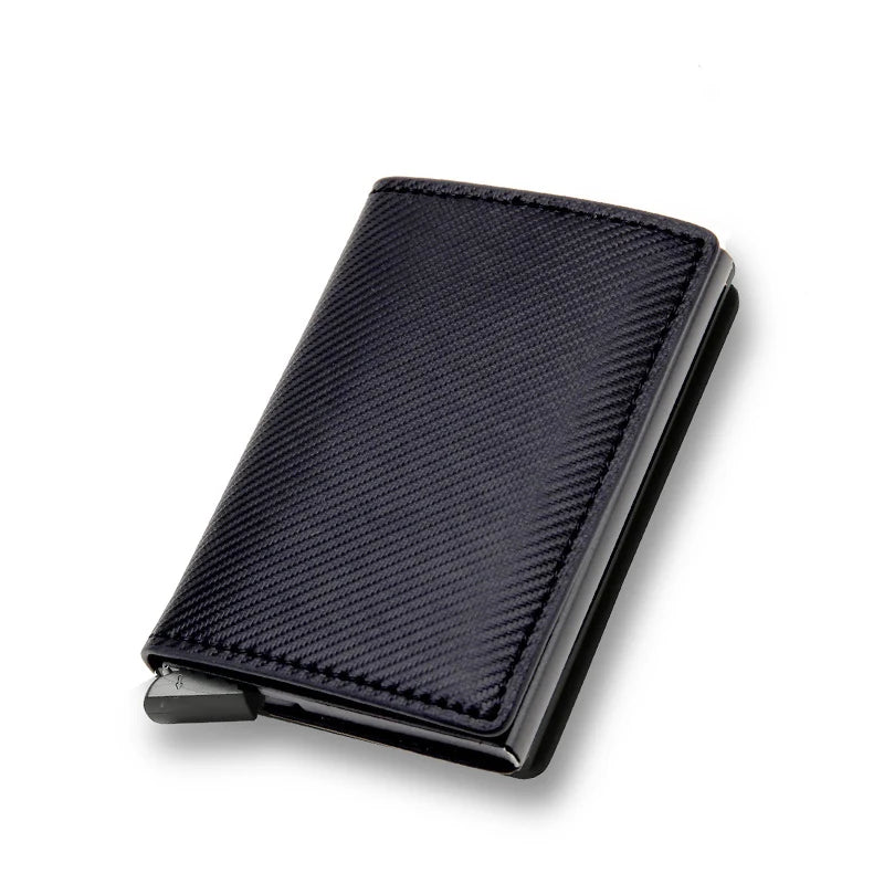 RFID Aluminium Leather Wallet