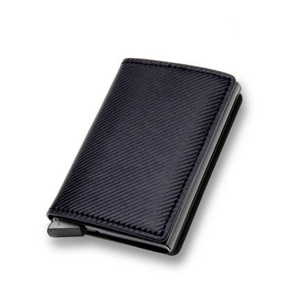 RFID Aluminium Leather Wallet