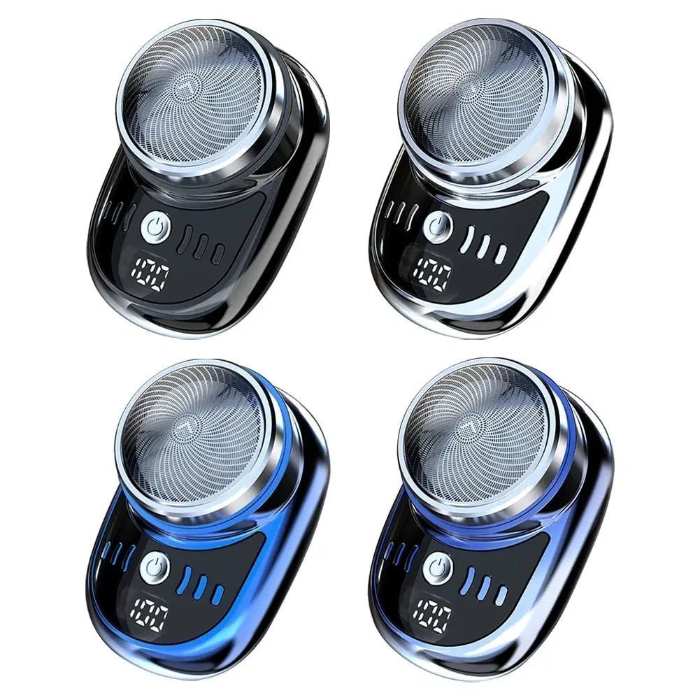 Men Vehicle Mounted Shaver USB Charging Face Beard Trimmer with Digital Display Shaving Face Beard Razor Washable Car Home Razor | Shopulia