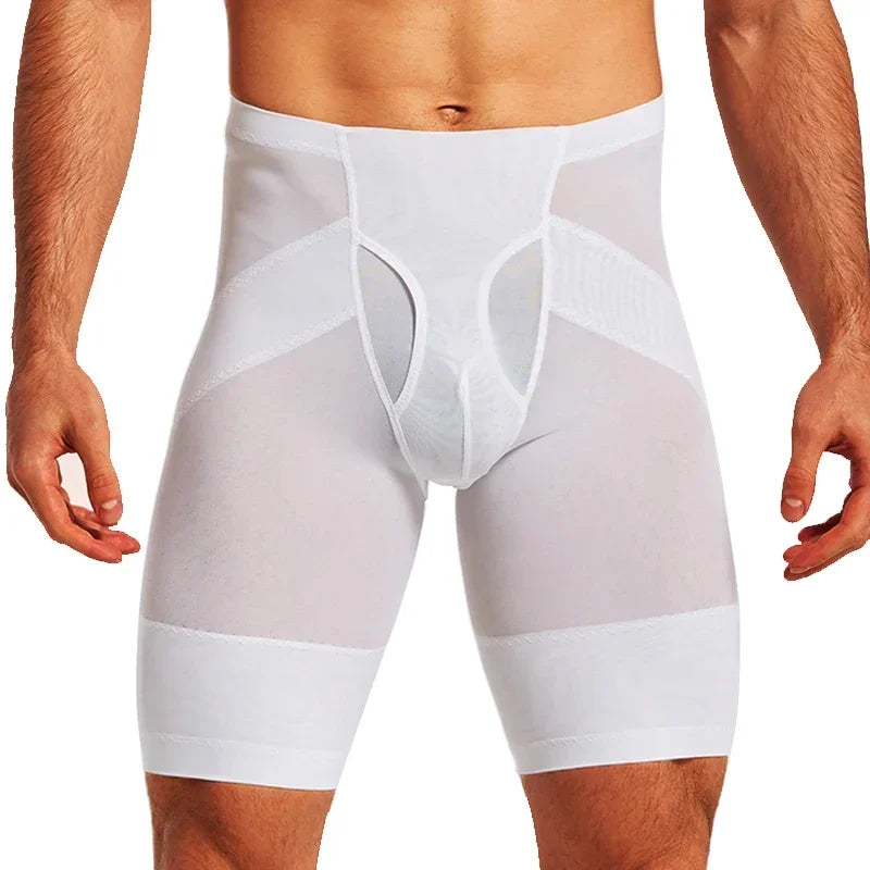 FlexPro™ Men’s Compression Gym Shorts Shopulia