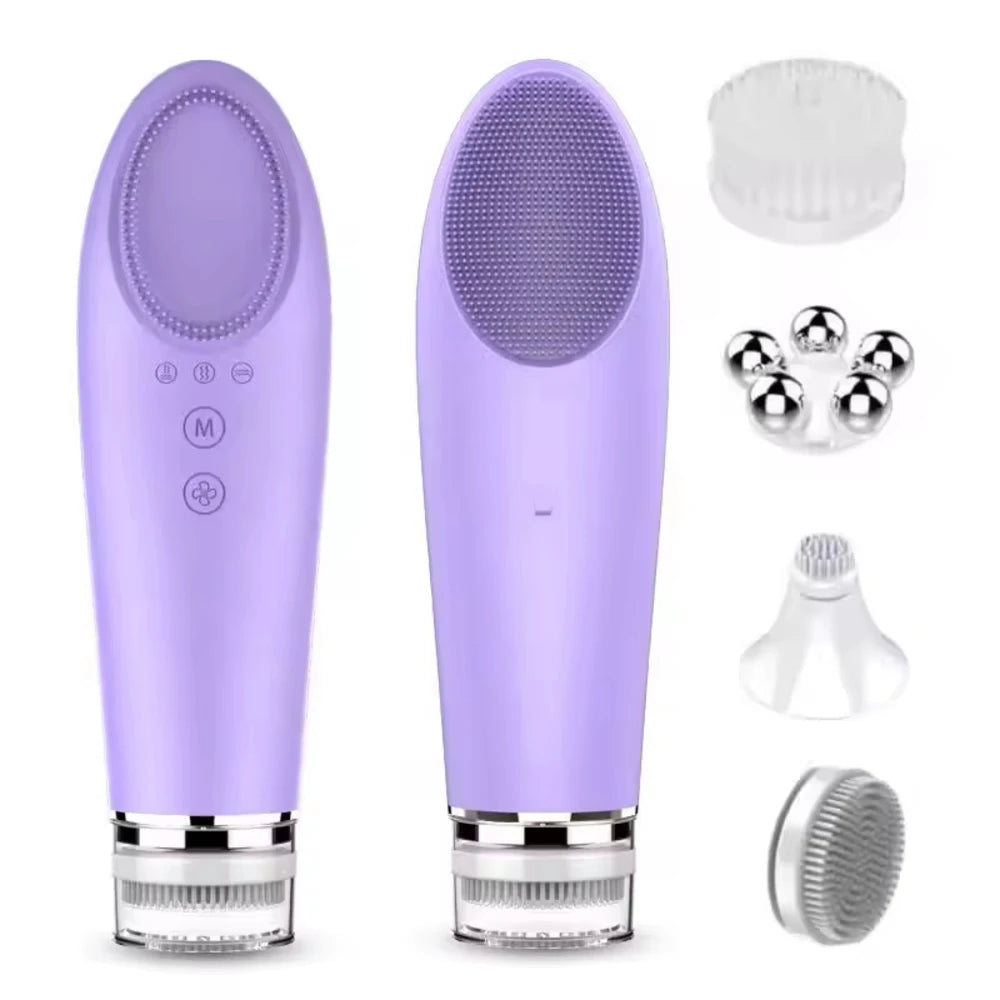 Beauty massage tool for face and neck facial tool metal rolling head Shopulia