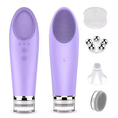 Beauty massage tool for face and neck facial tool metal rolling head Shopulia