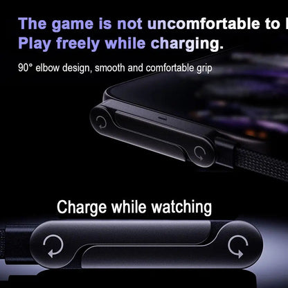 240W Fast Charging Cable 360° Rotation Adjustable Folding Holder With Braided Cable For Xiaomi For Samsung For Iphone 17 Shopulia