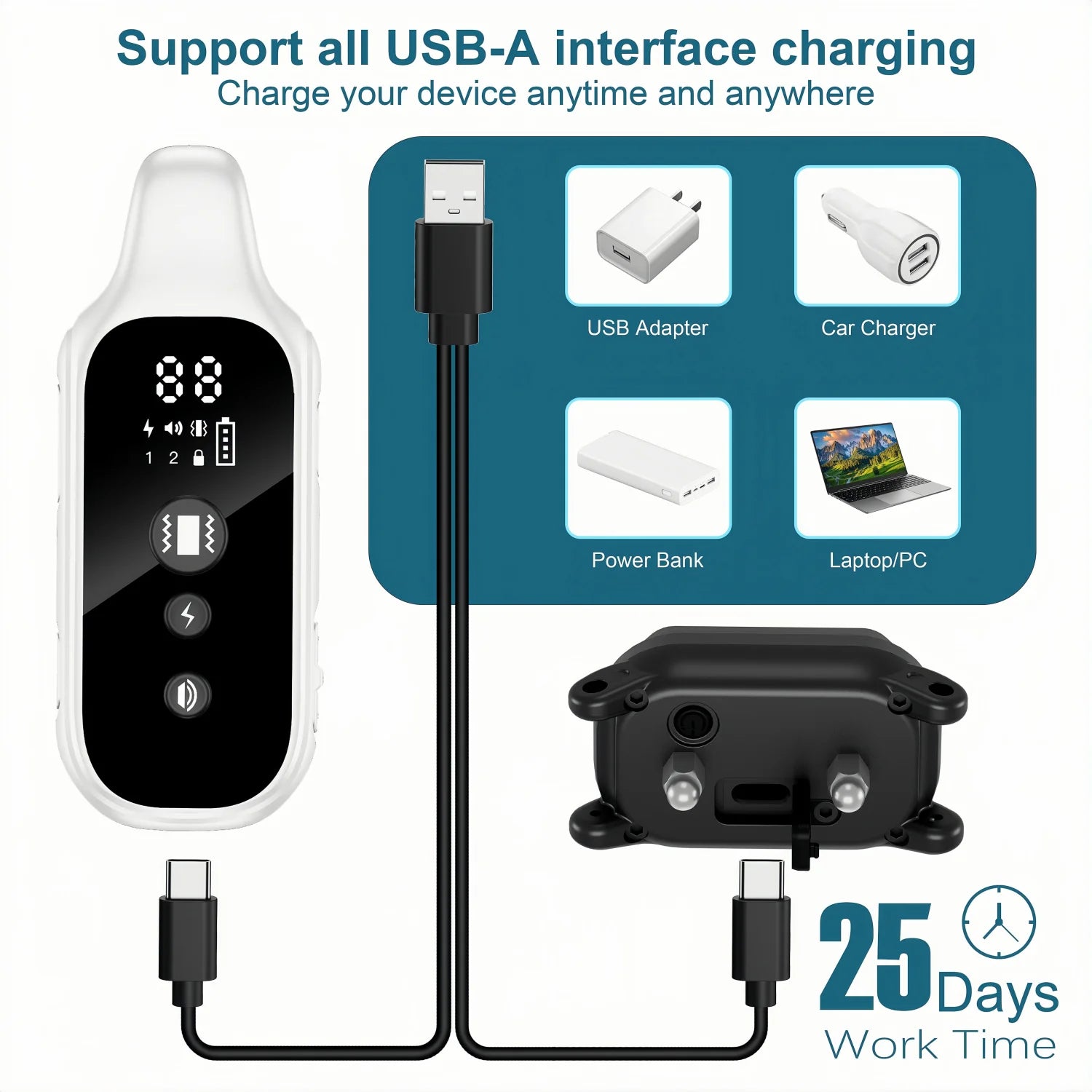 TrainPro™ Digital Dog Collar – Shock, Vibration & Sound Shopulia