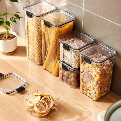 Plastic Kitchen Storage Box – Pasta, Grain & Spice Jar Shopulia