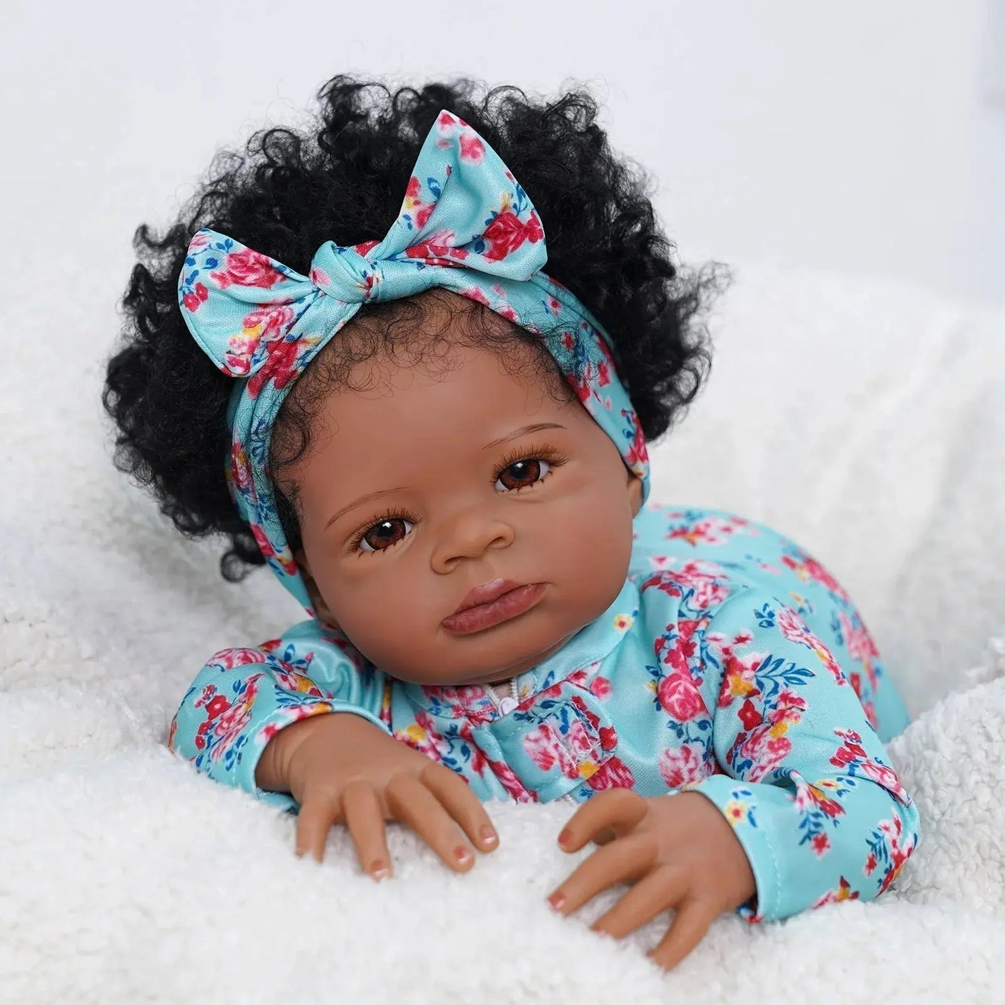 Risbecko 20 Inch Reborn Baby Doll Cute Doll Soft Touch 3D Paint and Visible Veins - Collectible Art Doll Gift Birthday Gift | Shopulia