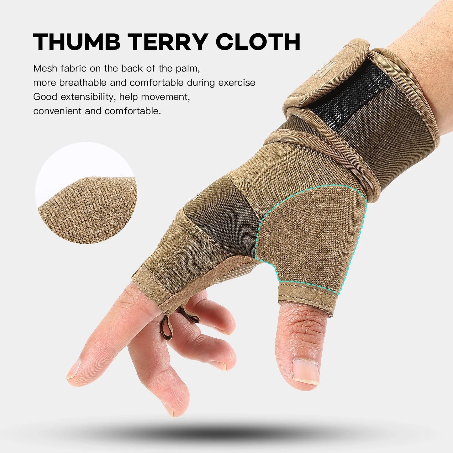 PowerLift™ Weightlifting Gloves Anti-Slip Shopulia