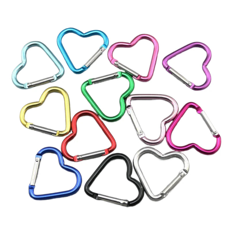 Heart-Shaped Carabiner Keychain Hook Shopulia