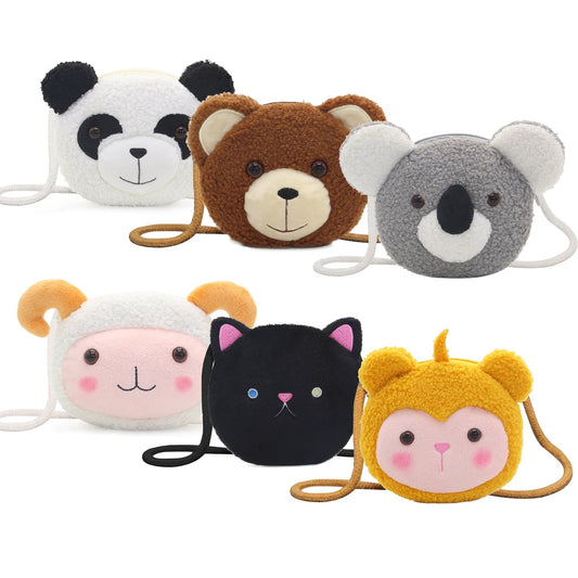 CuddleBear™ Cartoon Plush Crossbody Bag Shopulia