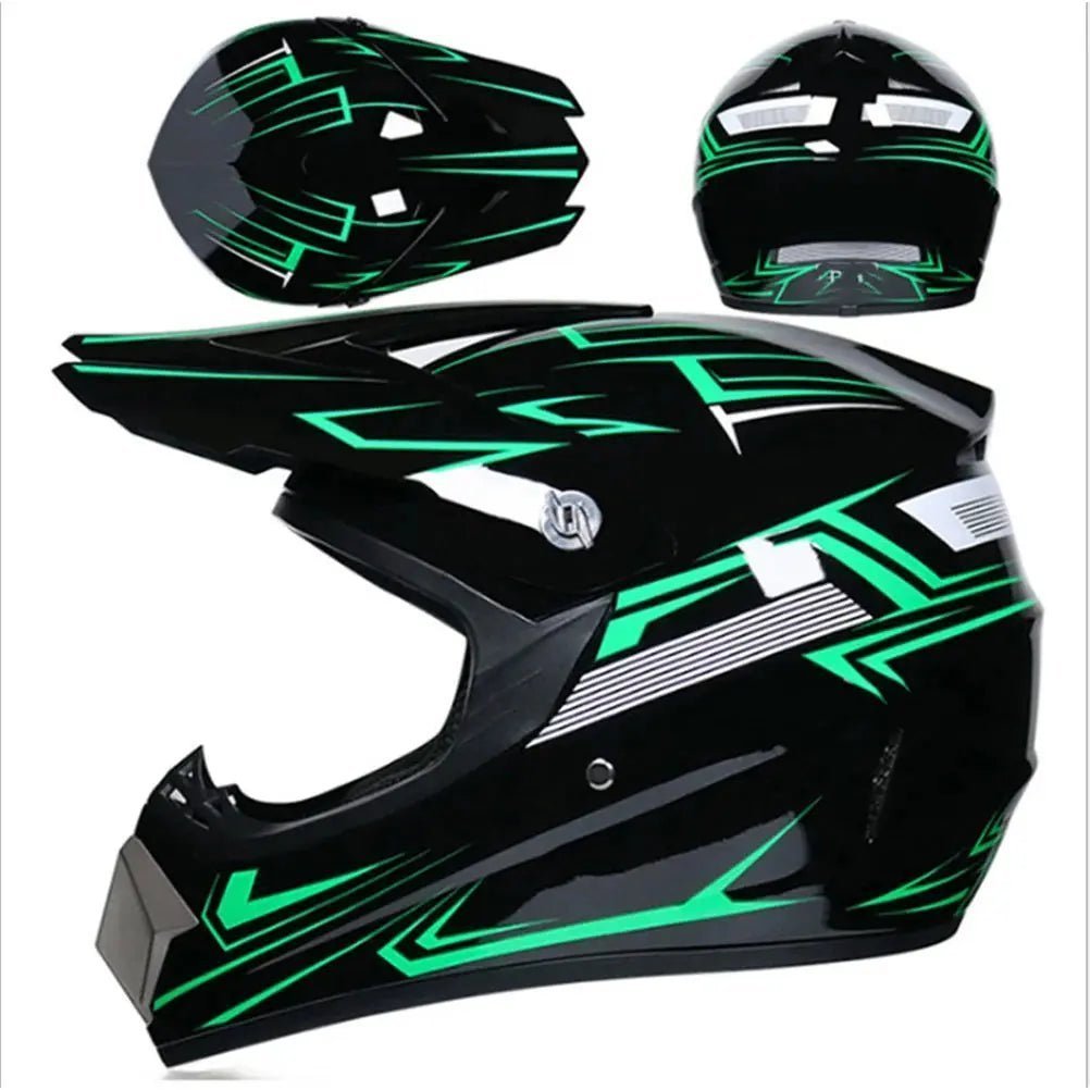 Motorcycle Full Face Helmet  Motocross Helmet  Resistant ABS Engineering Plastic for Adult for Cross Country | Shopulia