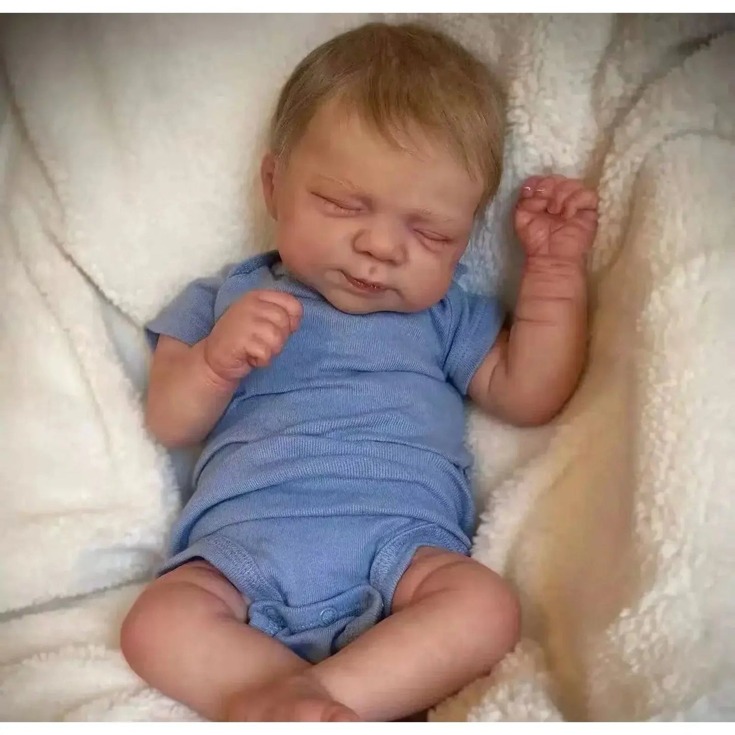 Risbecko 19 inch Already Painted Finished Reborn Baby Doll - Handmade Reborn Preemie Baby Newborn Kids Toy Gift Girl Dolls | Shopulia