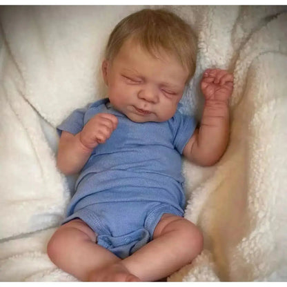 Risbecko 19 inch Already Painted Finished Reborn Baby Doll - Handmade Reborn Preemie Baby Newborn Kids Toy Gift Girl Dolls | Shopulia