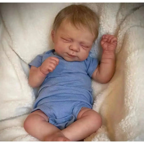 Risbecko 19 inch Already Painted Finished Reborn Baby Doll - Handmade Reborn Preemie Baby Newborn Kids Toy Gift Girl Dolls | Shopulia