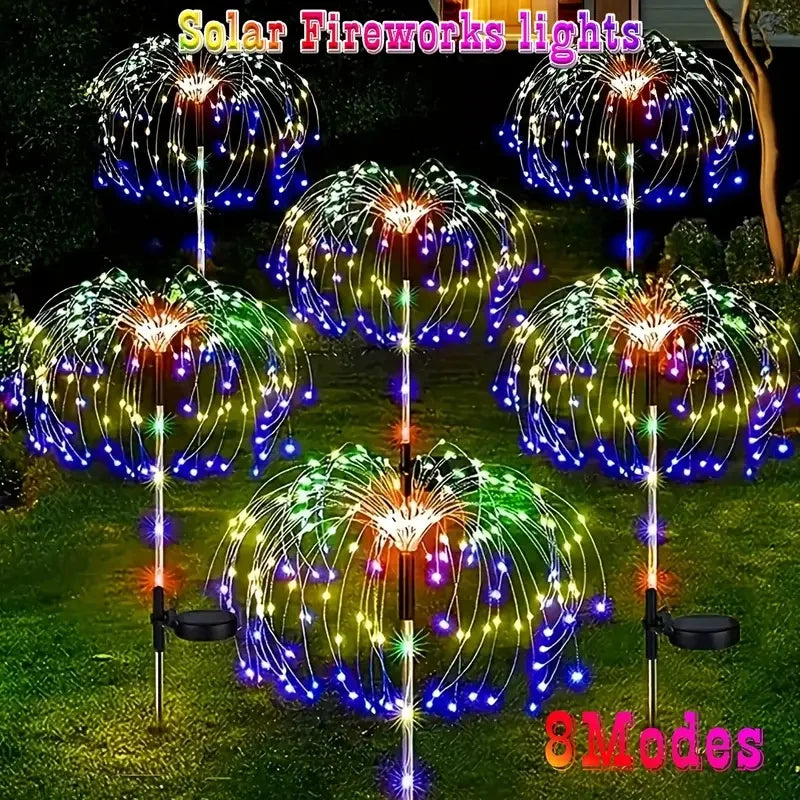 LumiBloom™ Solar Firework Garden Lights Shopulia