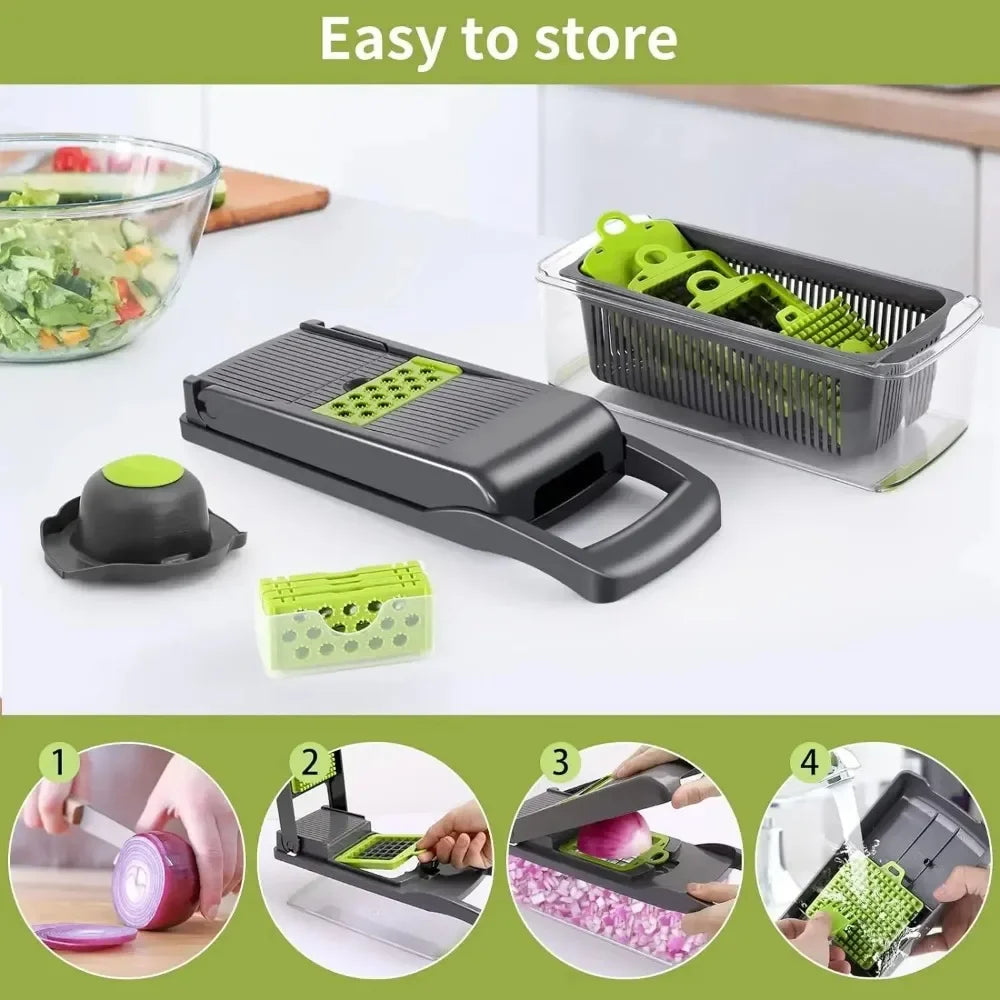 ChopMaster™ 14-in-1 Vegetable Chopper Shopulia