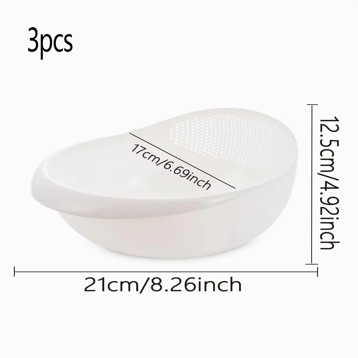 Handy Kitchen Strainer Set Fruit & Rice Drain Basket” Shopulia