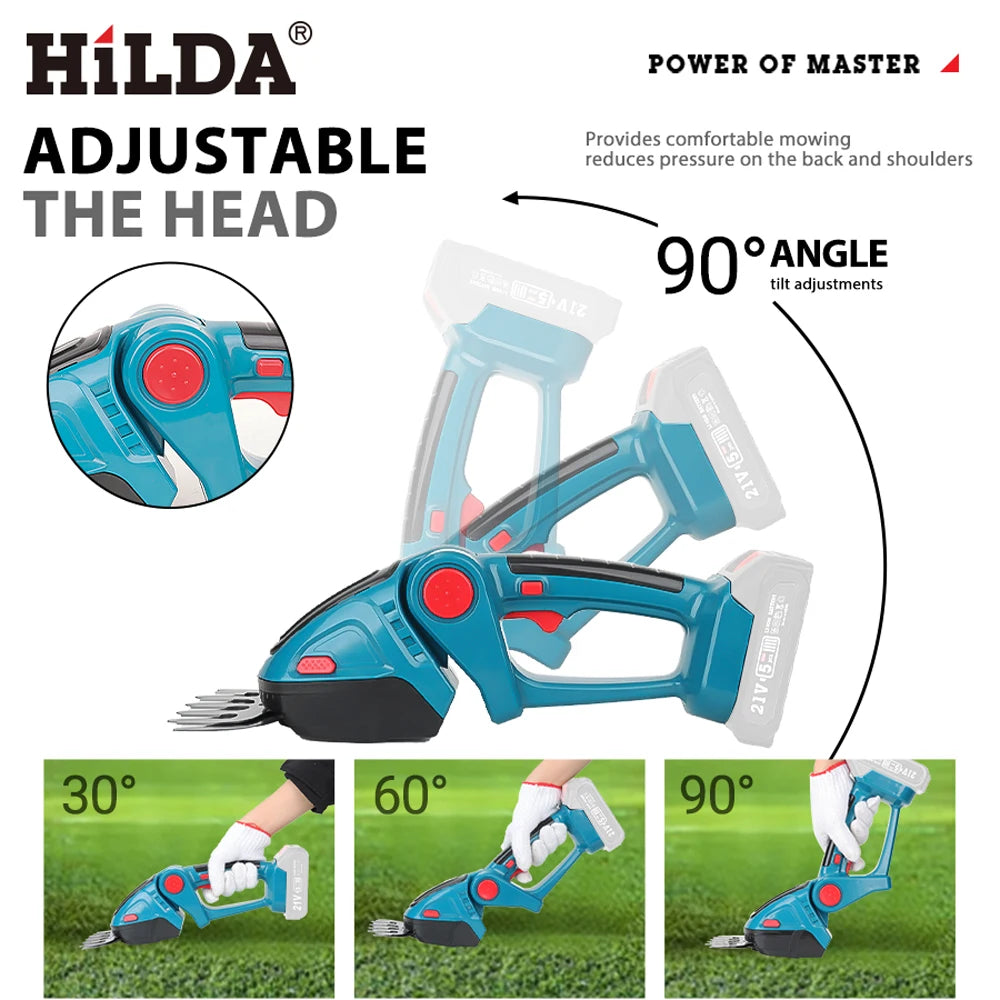HILDA™ Cordless  Garden Trimmer – Hedge, Shrub & Weeding Tool Shopulia