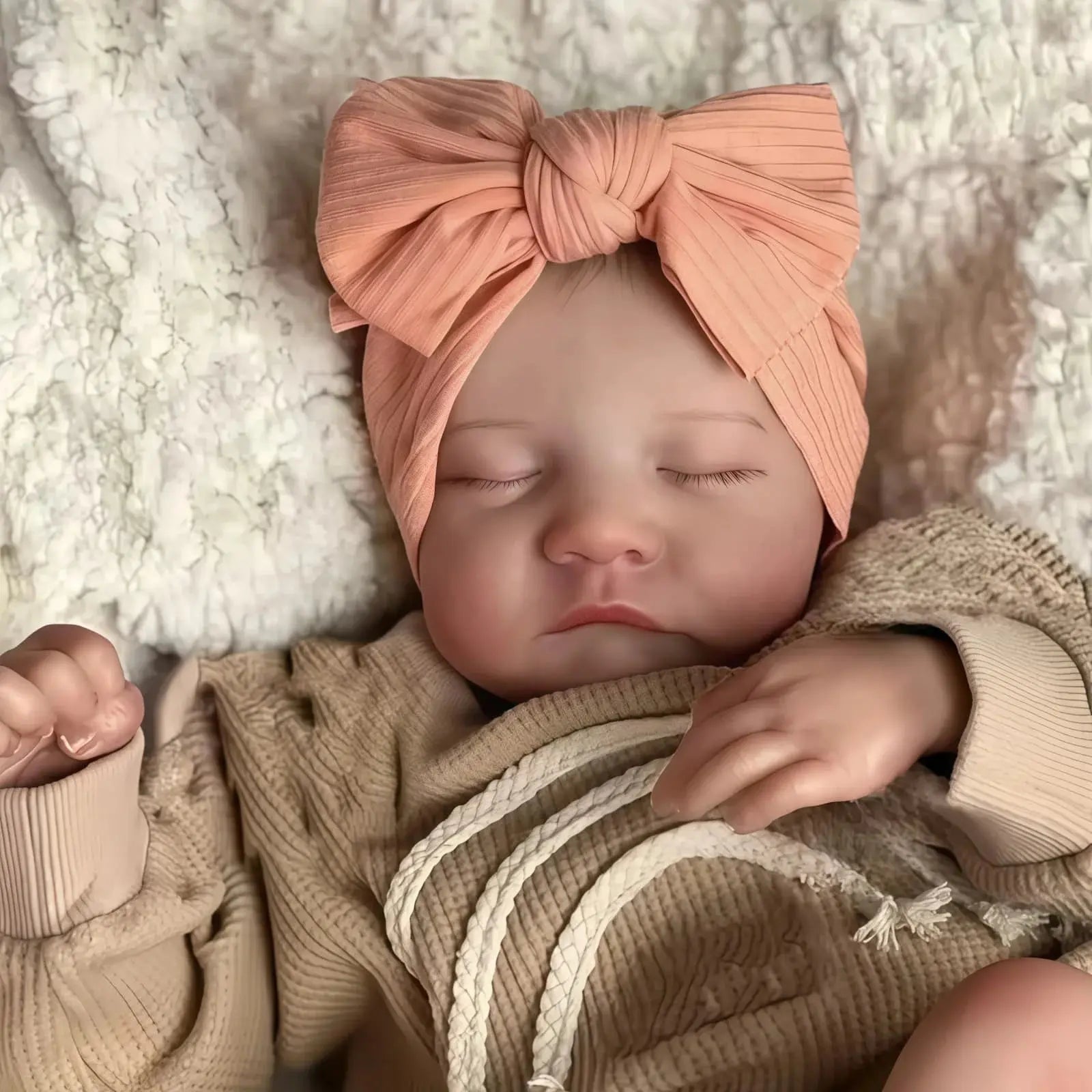 Risbecko Lifelike 43cm Finished Reborn Doll, Like Real Baby Handmade Art Doll, 3D Painted Skin With Visible Veins Vinyl Limbs | Shopulia