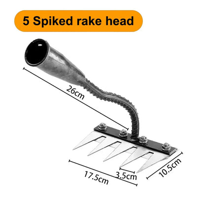 Multi-Teeth Garden Rake & Hoe – Soil Loosening Tool Shopulia