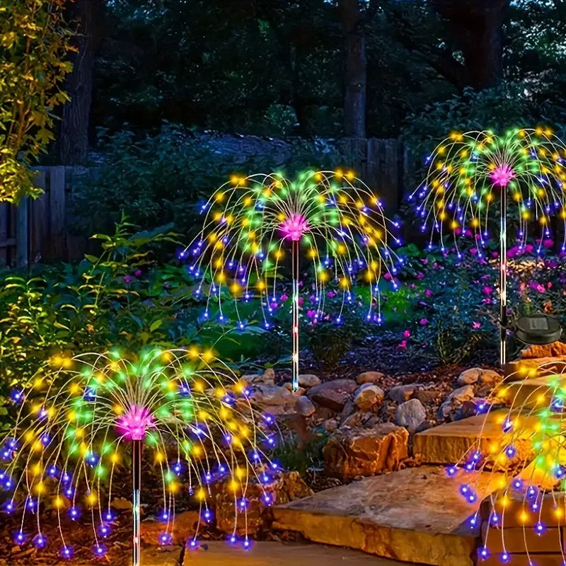 LumiBloom™ Solar Firework Garden Lights Shopulia