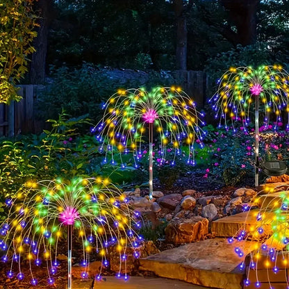 LumiBloom™ Solar Firework Garden Lights Shopulia