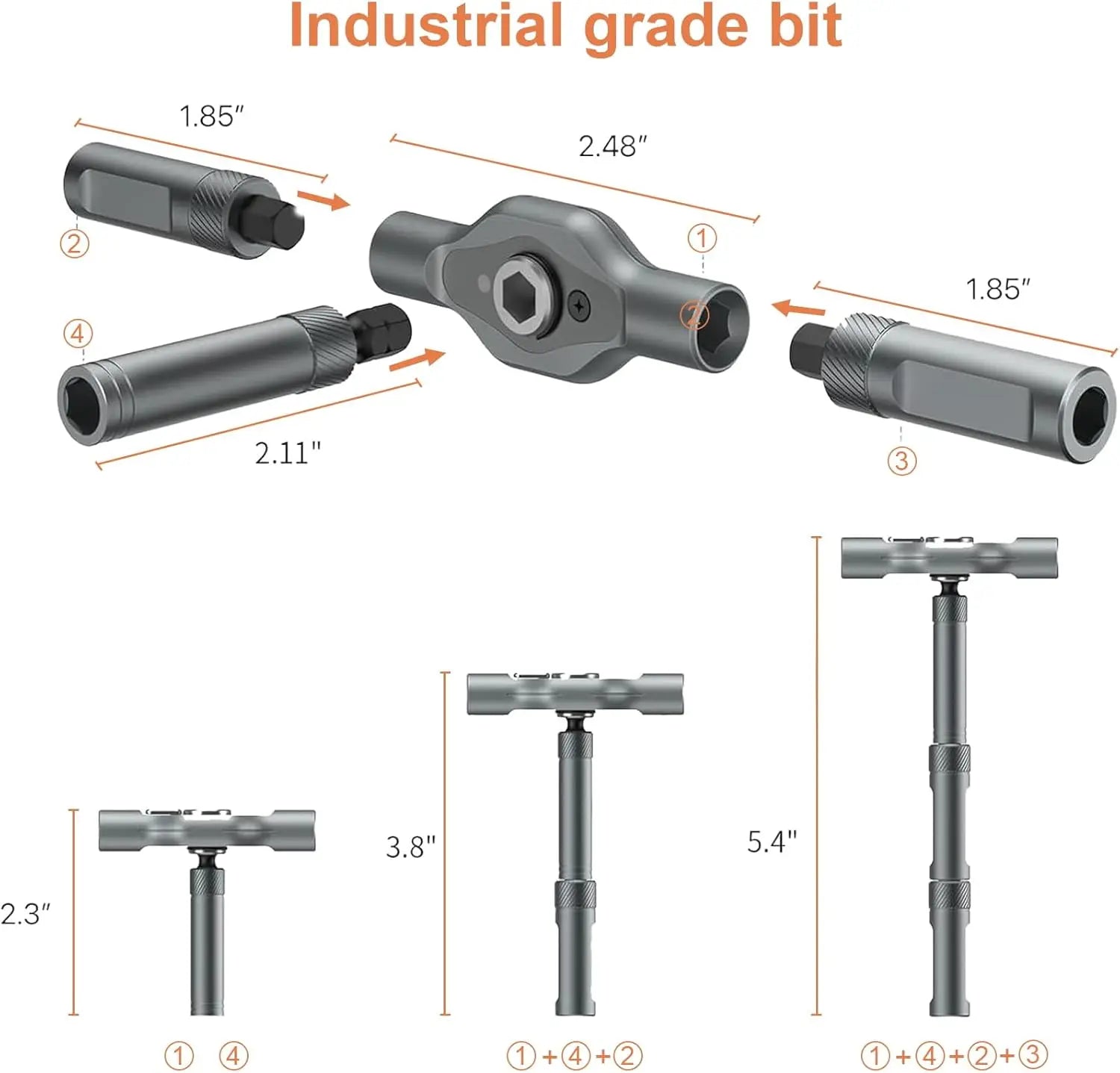 24 in1 Magnetic Screwdriver Set,Rotary Ratchet Sscrewdriver Set,Multi-Function Repair Tool With Detachable Handle,DIY Enthusiast Shopulia