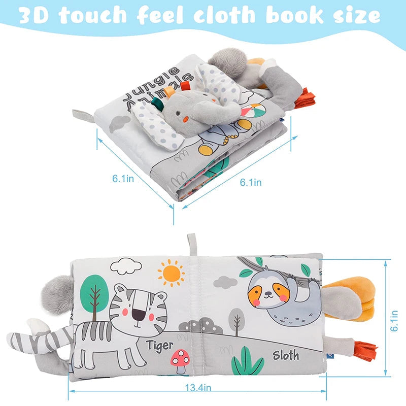 BabySense™ 3D Touch Cloth Book Shopulia