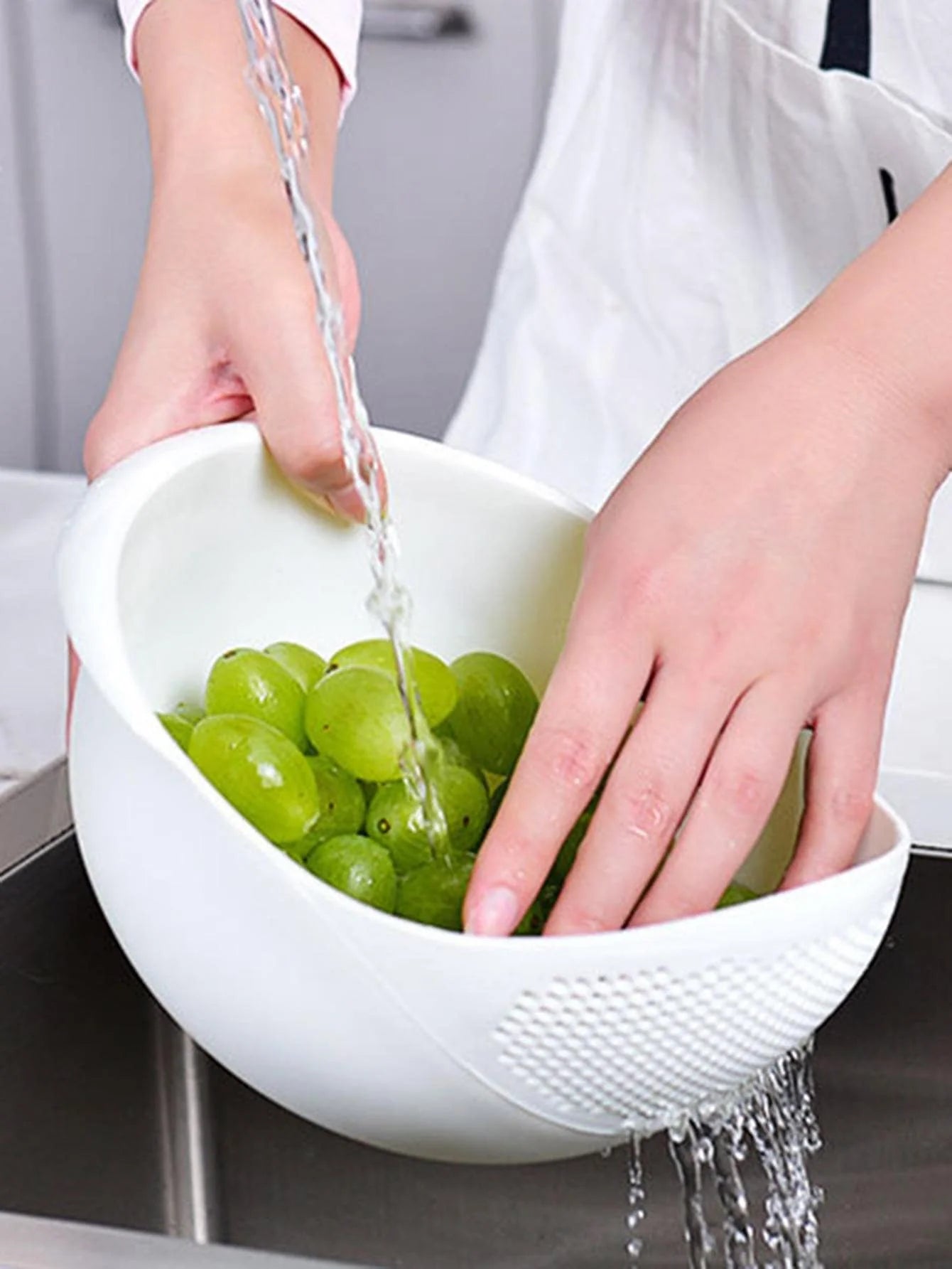Handy Kitchen Strainer Set Fruit & Rice Drain Basket” Shopulia