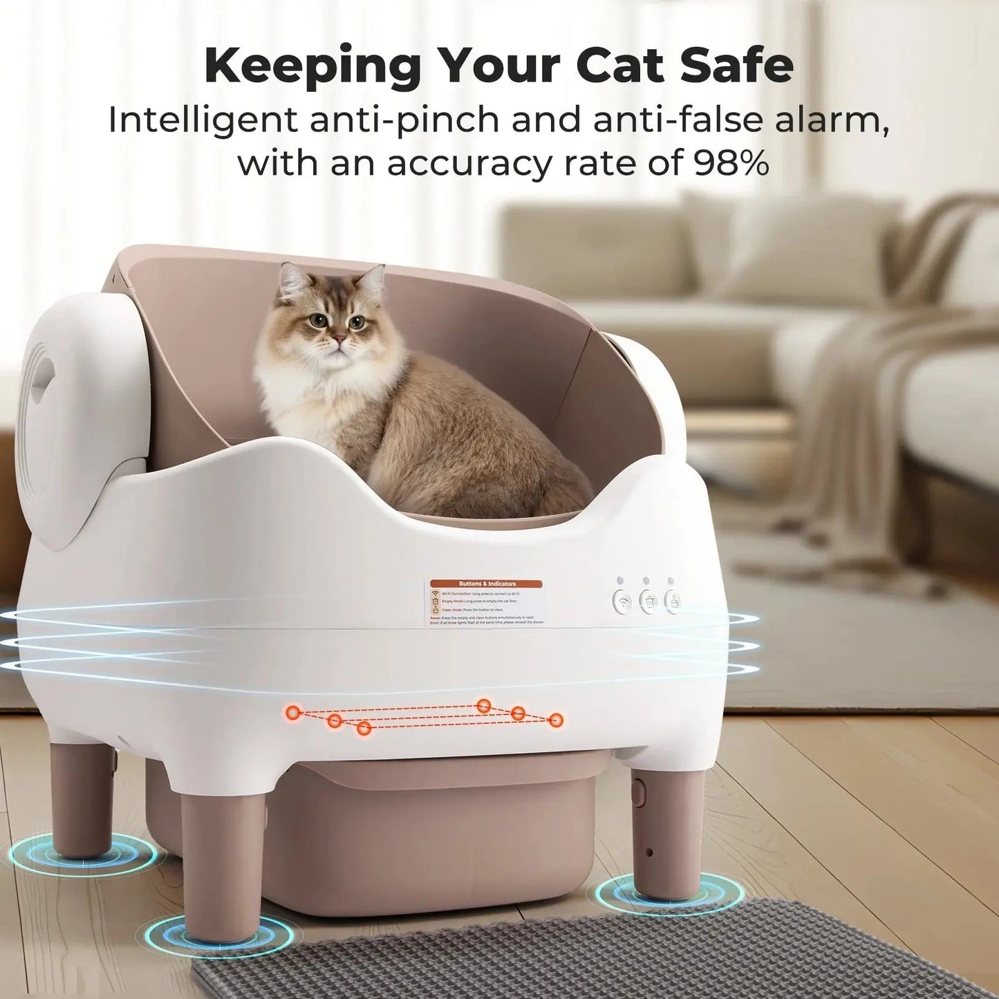 Self Cleaning Litter Box, Automatic Cat Litter Box with APP Control | Shopulia