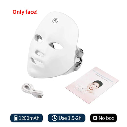 LumiLift™ LED Facial & Neck Rejuvenation Mask Shopulia