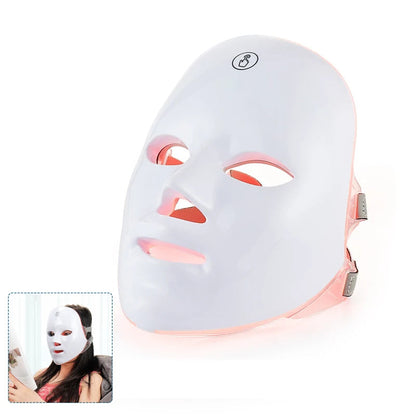 LumiLift™ LED Facial & Neck Rejuvenation Mask Shopulia