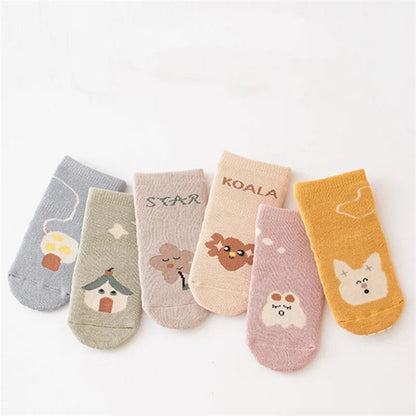 WarmTots™ Non-Slip Baby Socks – 3 Pairs Shopulia