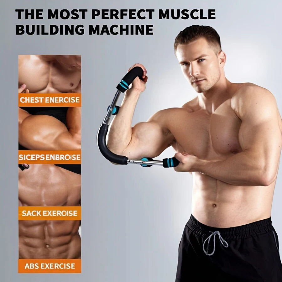 MuscleMax™ Chest & Arm Fitness Trainer – Detachable Home Workout Tool Shopulia