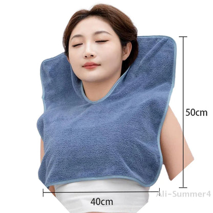Coral Fleece Beauty Salon U-Shaped Towel Anti-Dirty Water Absorbent Pad Shopulia