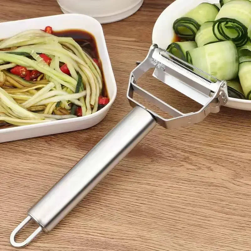 MultiPeel™ Stainless Steel Kitchen Peeler Shopulia