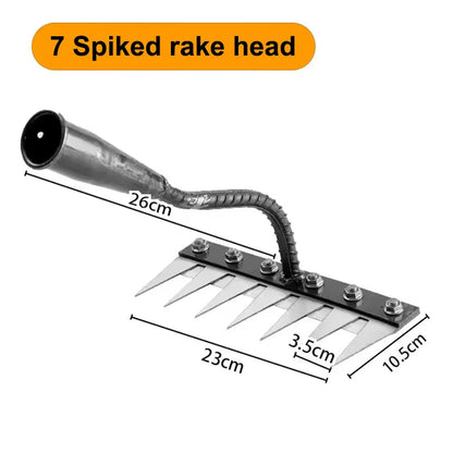 Multi-Teeth Garden Rake & Hoe – Soil Loosening Tool Shopulia