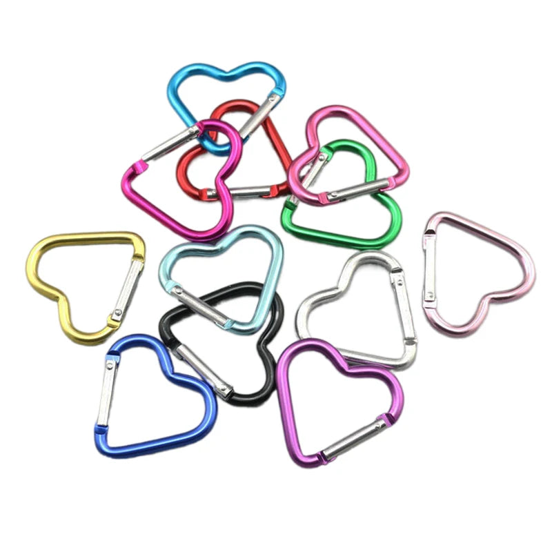 Heart-Shaped Carabiner Keychain Hook Shopulia