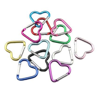 Heart-Shaped Carabiner Keychain Hook Shopulia