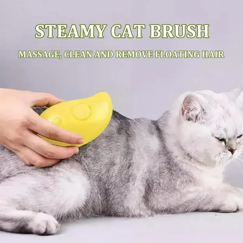 PetSteam™ 3-in-1 Electric Grooming Brush Shopulia