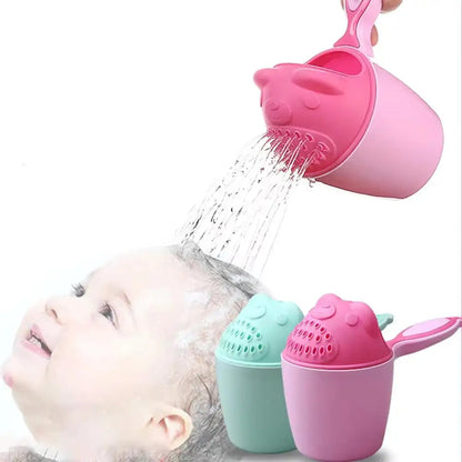 “BabyJoy™ Cartoon Bath Kit – Fun Bath Spoon & Bucket” Shopulia