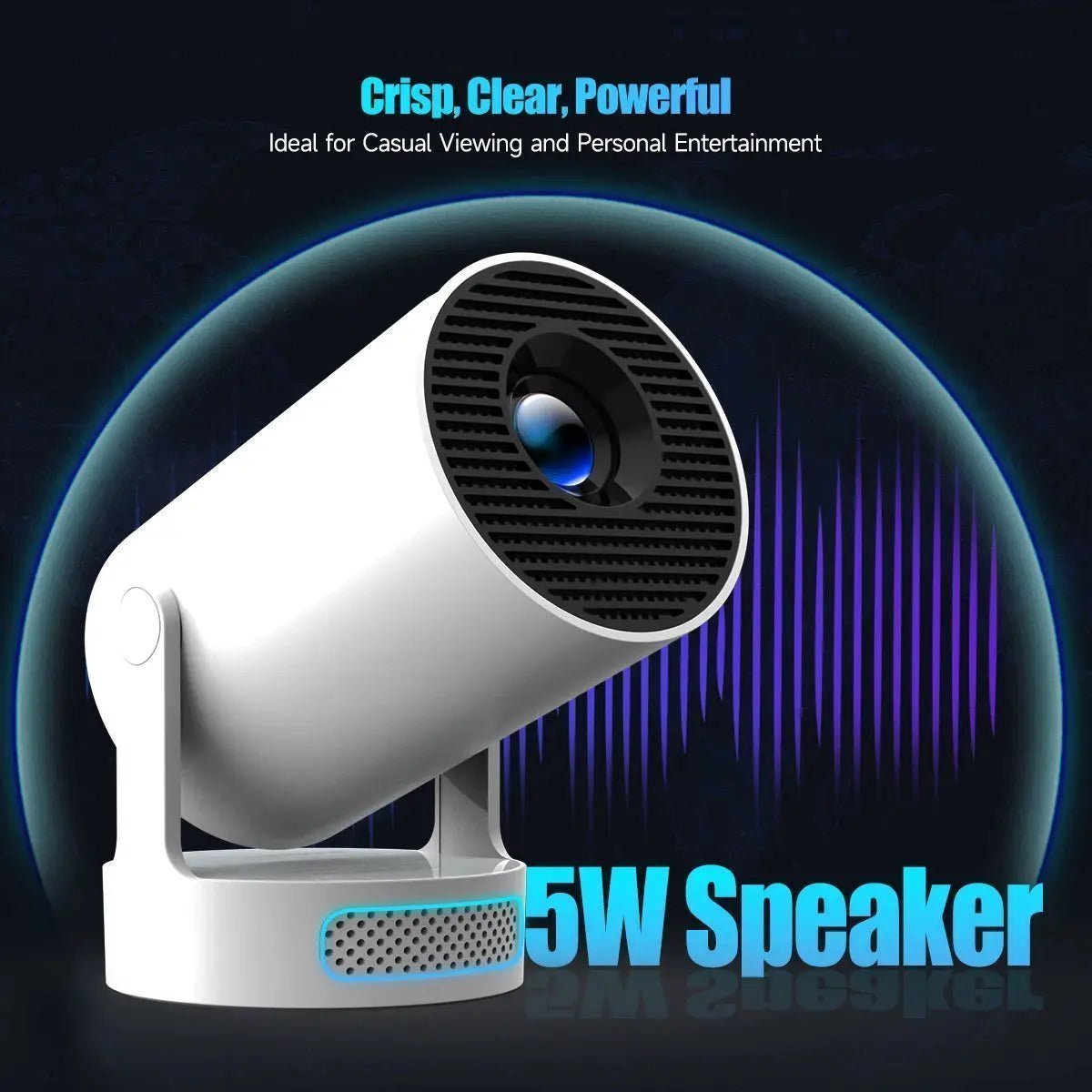 HY300 Pro + Projector 4K 720P With 5W Speaker | Shopulia