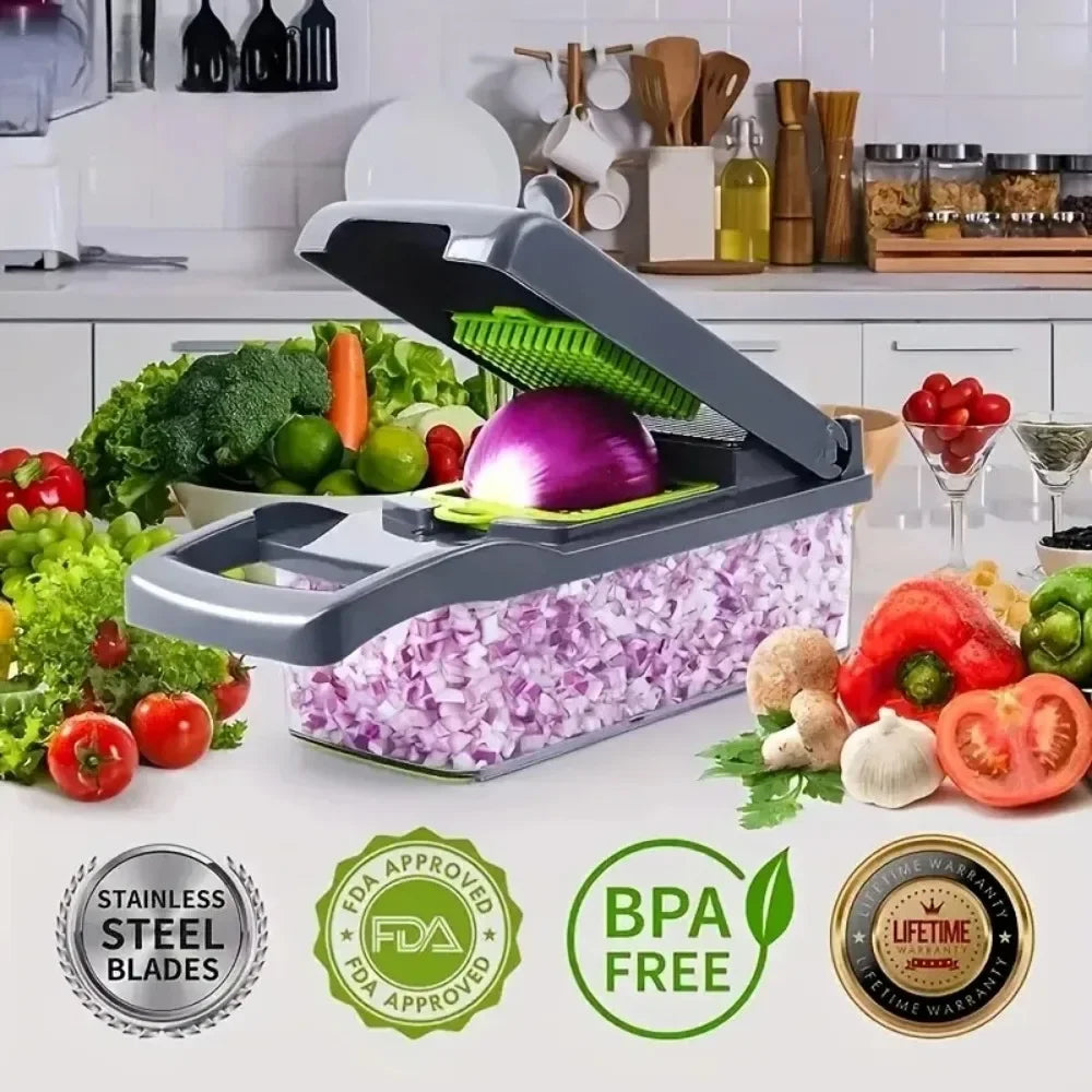 ChopMaster™ 14-in-1 Vegetable Chopper Shopulia
